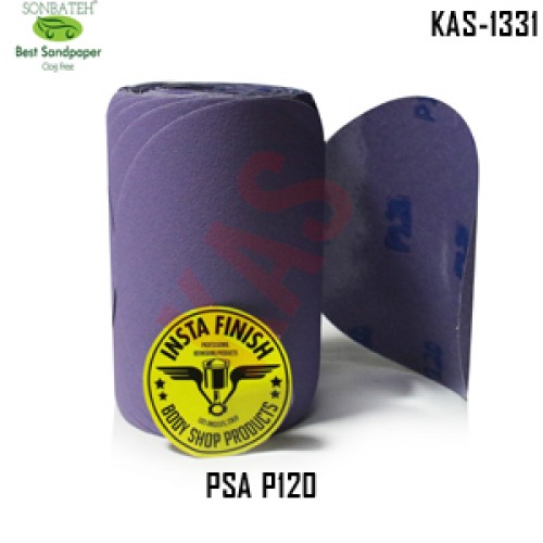 Sonbateh Dust free Ceramic Purple Back Film Velcro Sheet Roll, 150 Grit,  13.12 yd, Purple, KAS