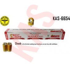 Chasb Yellow Automotive Refinish Masking Tape, 1-1/2