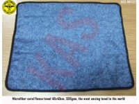 Microfiber coral fleece towel 40x40cm, 500gsm...