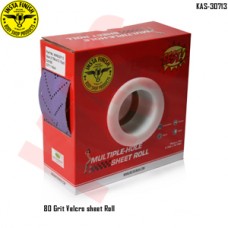 Sonbateh Dust free Ceramic Purple Back Film Velcro Sheet Roll, 80 Grit, 13.12 yd, Purple, KAS-30713
