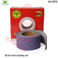 Sonbateh Dust free Ceramic Purple Glue Back Film Velcro Sheet Roll, 40 Grit, 13.2 yds, Purple. KAS-30715