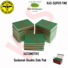 Sonbateh Softback Sanding Sponge/ Super Fine, grits 600-800 & 1000, Color Green, KAS-SUPERFINE